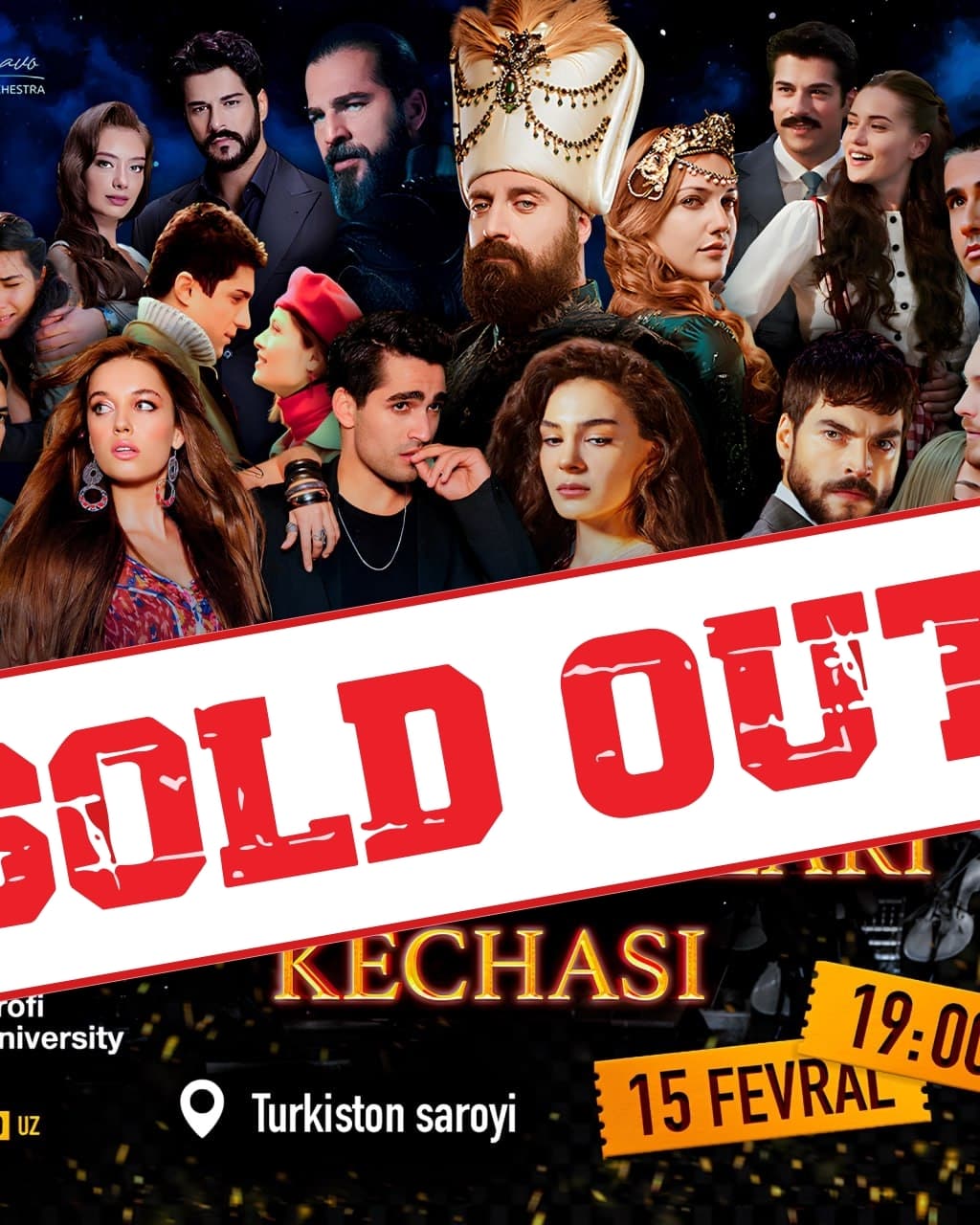 Turkish Night: Турецкие саундтреки в исполнении оркестра Bravo в Сб, 15 Февраля 2025 года 19:00
