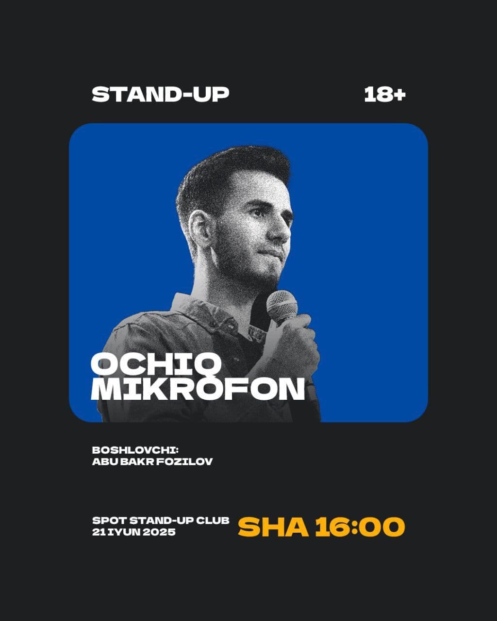 Spot'da o‘zbekcha ochiq mikrofon🥳