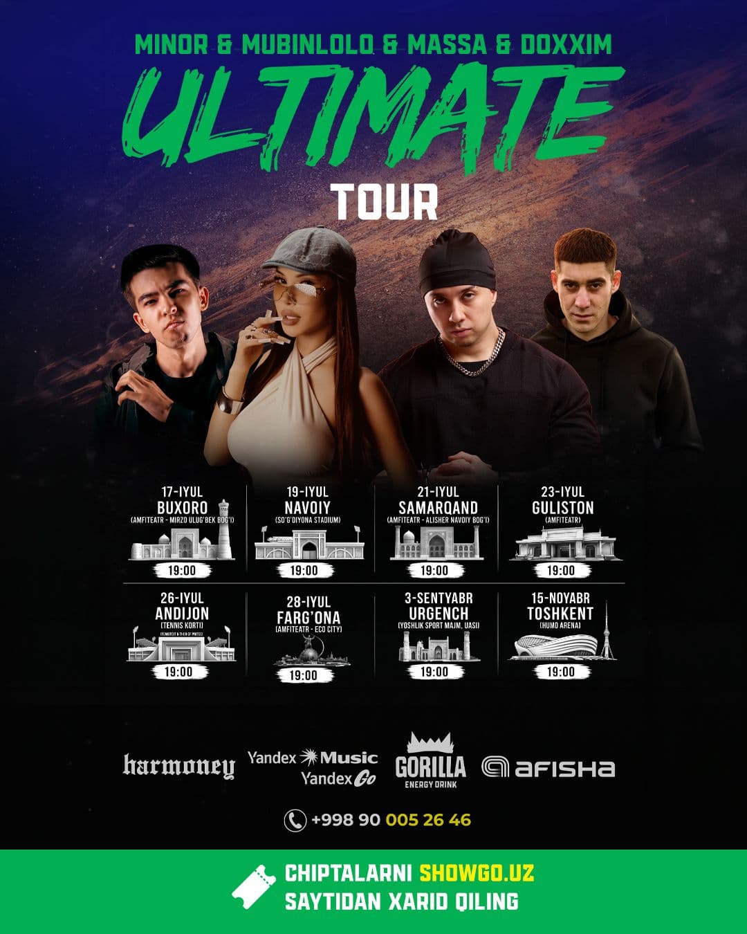ASL WAYNE × MASSA - ULTIMATE TOUR 2026 | FARG‘ONA