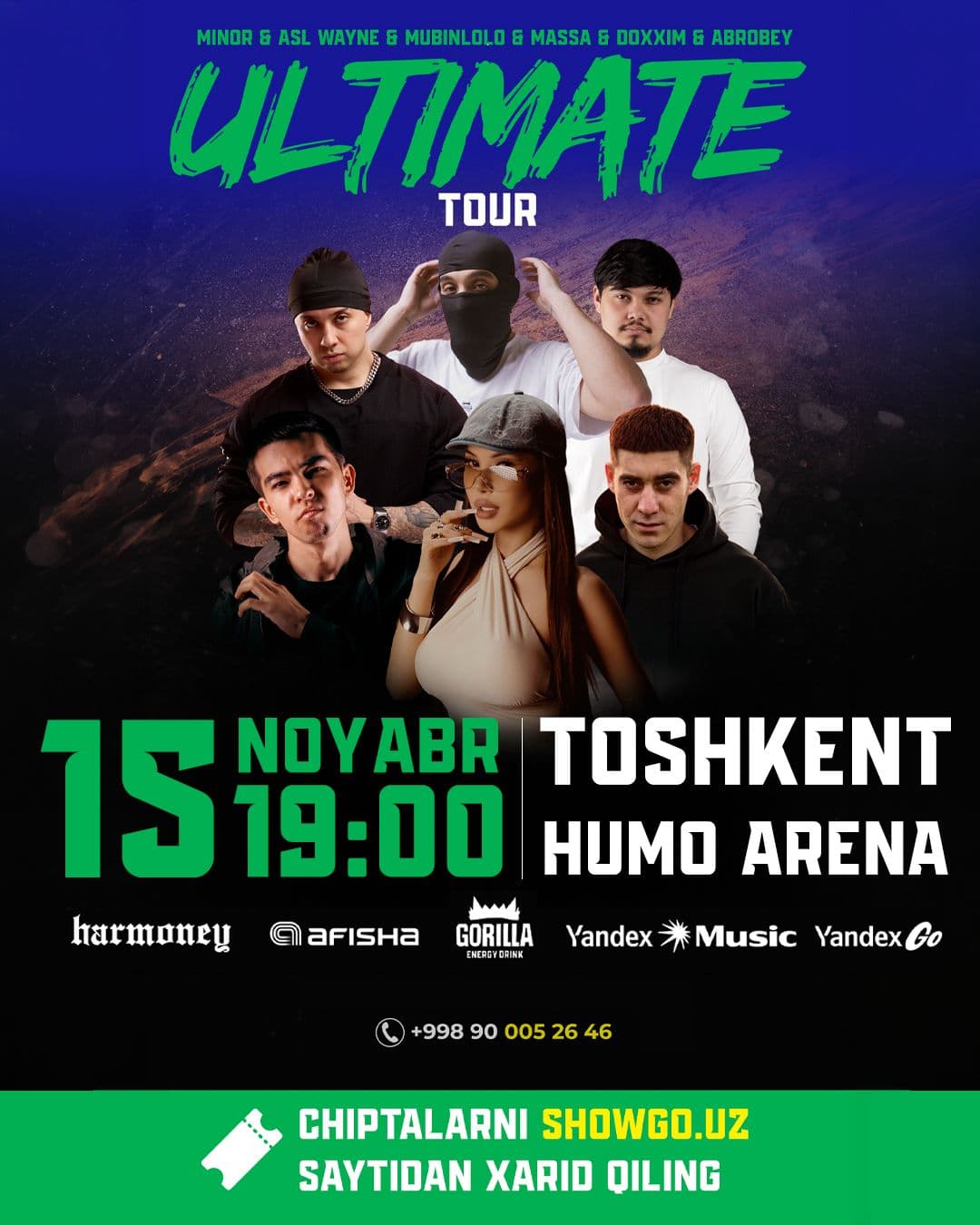 TOSHKENT | ULTIMATE TOUR 2026