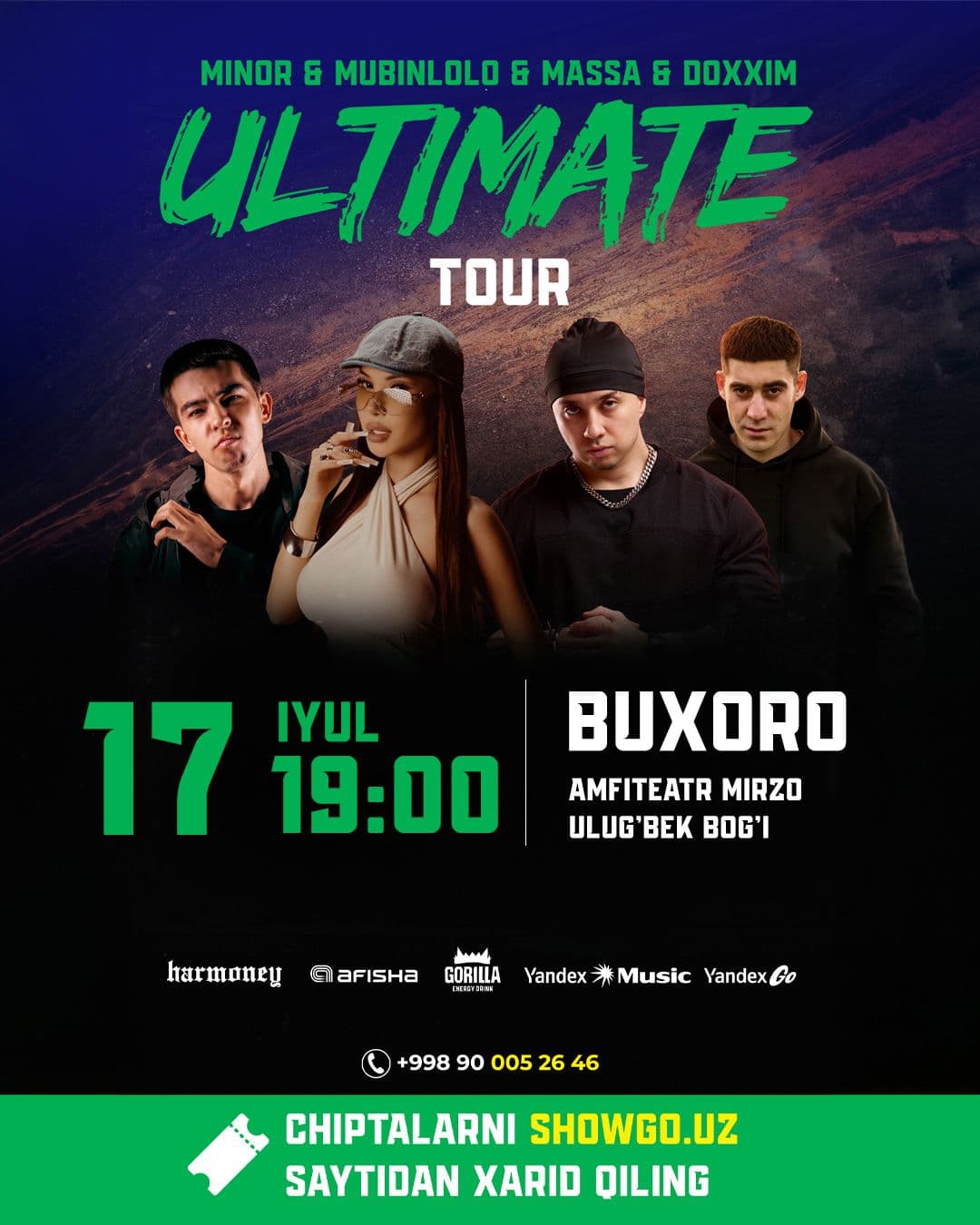 BUXORO | ULTIMATE TOUR 2026 